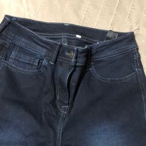 Dark denim skinny jeans